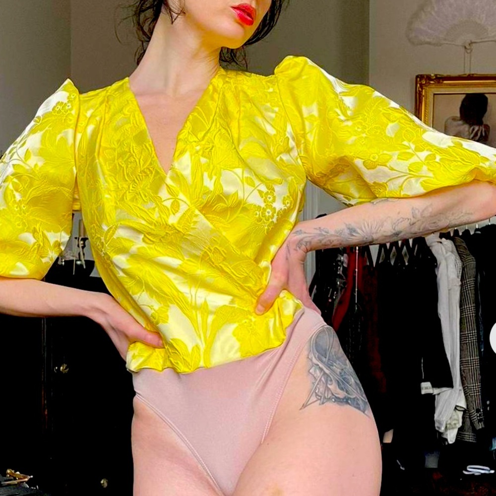 Amanda Uprichard dolly bodysuit sz M